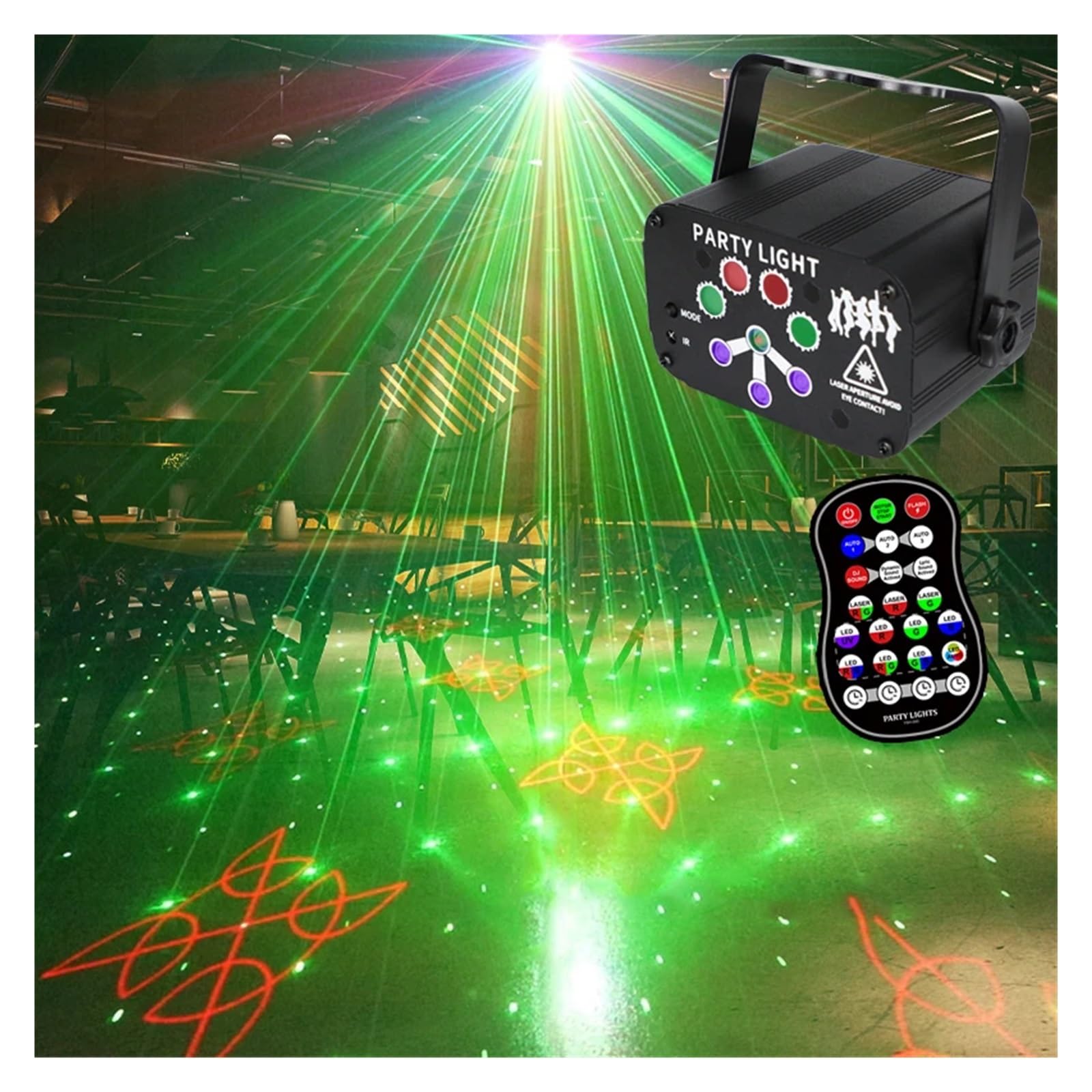 Mini veilleuse UV à 8 Trous, projecteur Portable USB, Fonction minuterie, lumières de fête, Halloween, décoration extérieure Salle noël