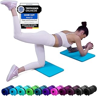 2er Set Yoga & Fitness Pad Comfort-Mini 25 x 61 x 1.5 cm [PainProtect & SmartCell NBR] Yogamatte Klein Rutschfest – Sportmatte –Matte für Sport Gymnastik Knie Pads - Jetzt Farbe wählen