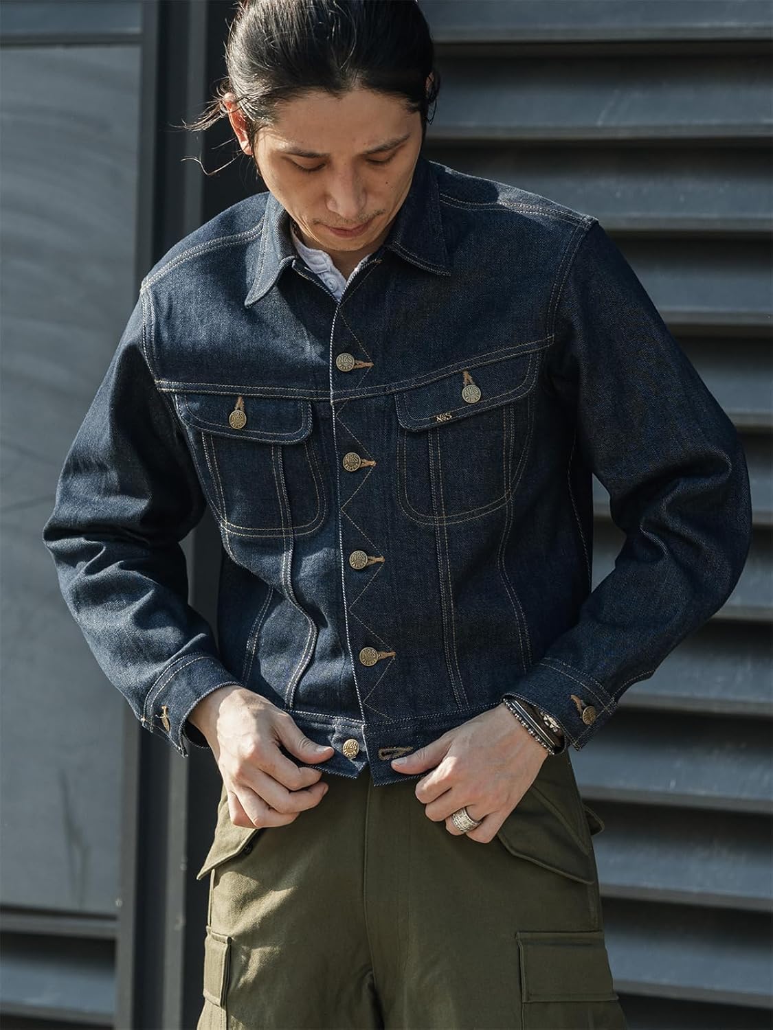 NON STOCK 13.5oz Sanforized Denim Jacket Cropped Fit