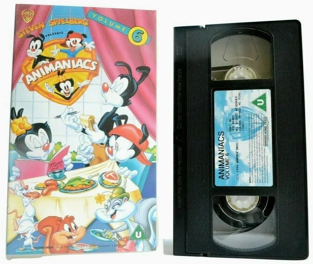 Animaniacs [VHS] Rob Paulsen, Jess Harnell, Tress