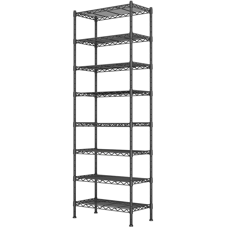 G.SHELF 1200(ウォールナット) Wooden Slatwall Shelving Unit With 10