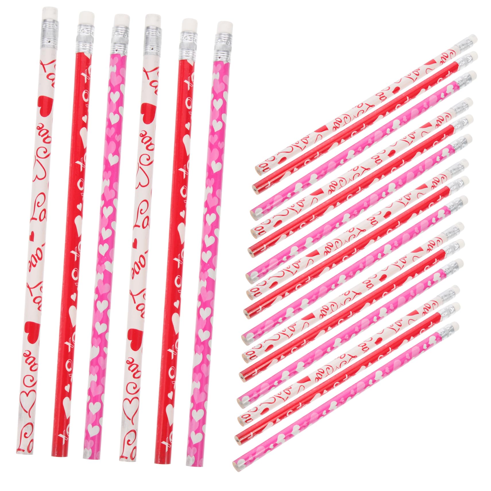5 Sätze Liebe Bleistift Bleistifte Für Pastell Gummiert Bleistifte Mechanisch Punkt Hb Pencil Schreiblern Bleistift Stift Mit Herzmuster Hb-bleistifte Pappel 50 Stück * 5