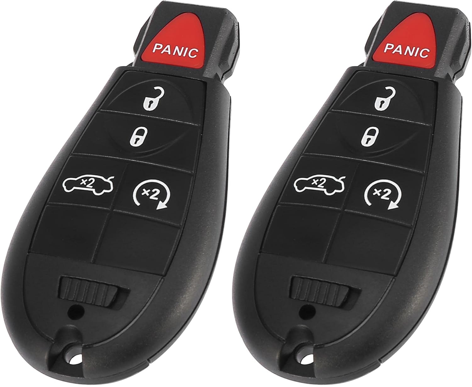 X AUTOHAUX 2pcs 433Mhz Replacement Keyless Entry Remote Car Key Fob for Dodge Dart 13-16 M3N32297100