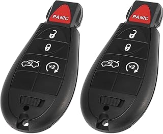 X AUTOHAUX 2pcs 433Mhz Replacement Keyless Entry Remote Car Key Fob for Dodge Dart 13-16 M3N32297100