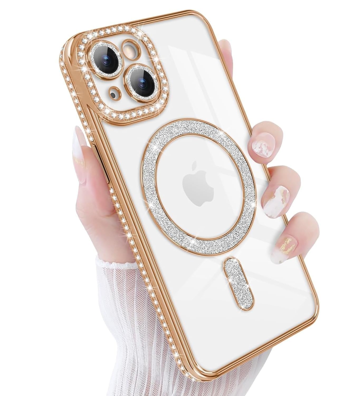 iPhoneアクセサリー camcam JOTECH Clear Magnetic Case for iPhone 15 | Compatible with MagSafe