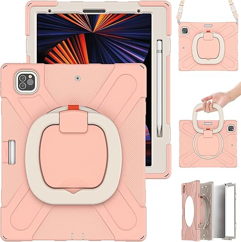 Vista 199 de Funda para iPad (A16) de 11 pulgadas 2025, Aslo para iPad 10 de 10.9 pulgadas 2022, funda resistente a prueba de golpes, soporte giratorio, soporte