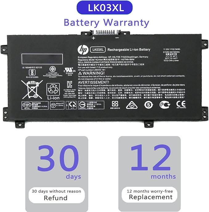 Batería LK03XL para HP Envy x360 miniatura 7