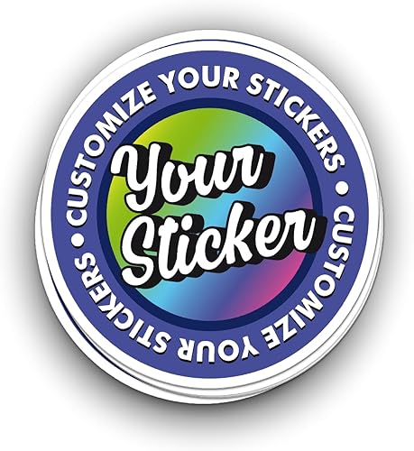 VulgrCo Calcomanías personalizadas cortadas individualmente, diversión, negocios, bodas, cumpleaños, regalos, impermeables, respuesta rápida,