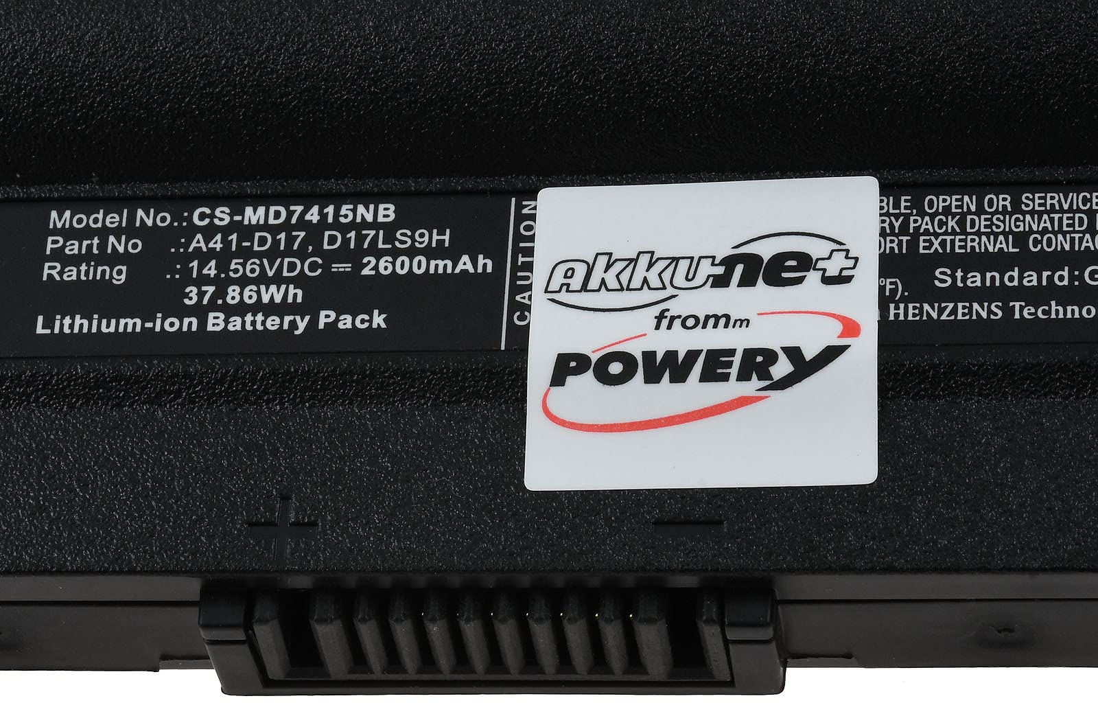 Akku für Laptop Medion Erazer P7643, P7647, 15V, Li-Ion