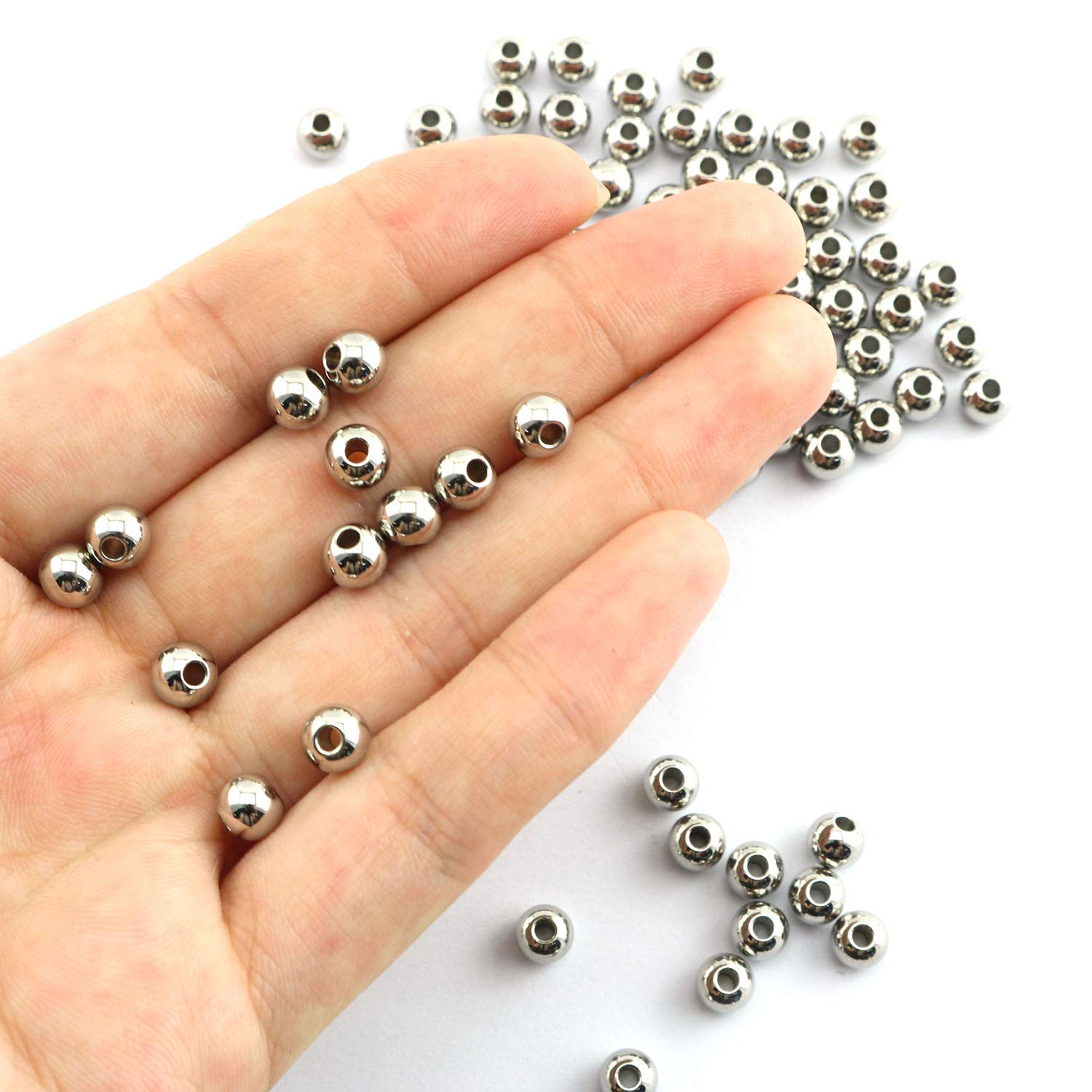 Stainless Steel Beads For Jewelry Making Mm Stainless Steel