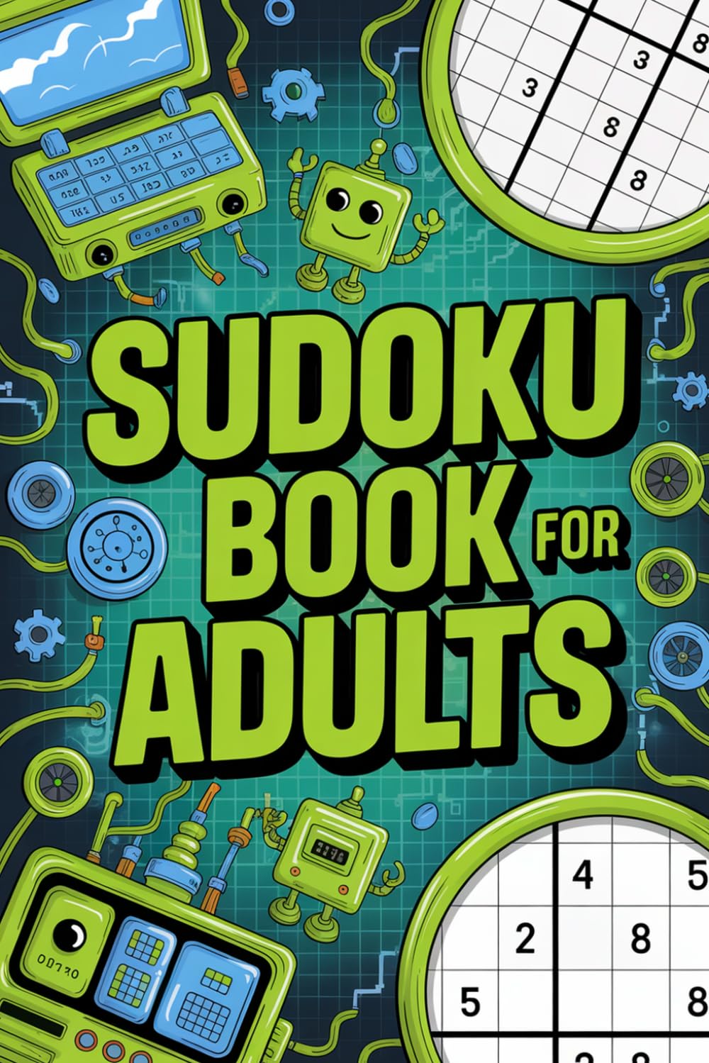 Sudoku Book for Adults: Lighthearted Brain Puzzle Workbook for Grown-Ups