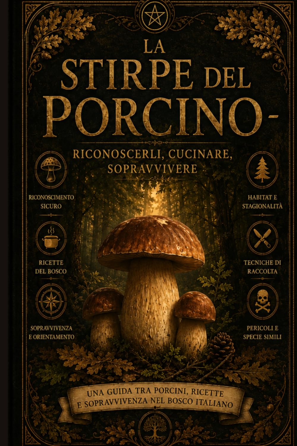 La stirpe dei porcini: Riconoscerli, Cucinarli e Sopravvivere nel Bosco