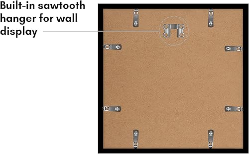 Vista 221 de Americanflat Portarretratos de 5 x 6 pulgadas con plexiglás pulido, juego de 5 portarretratos de 2 x 3 pulgadas con paspartú o para fotos de 5 x 6