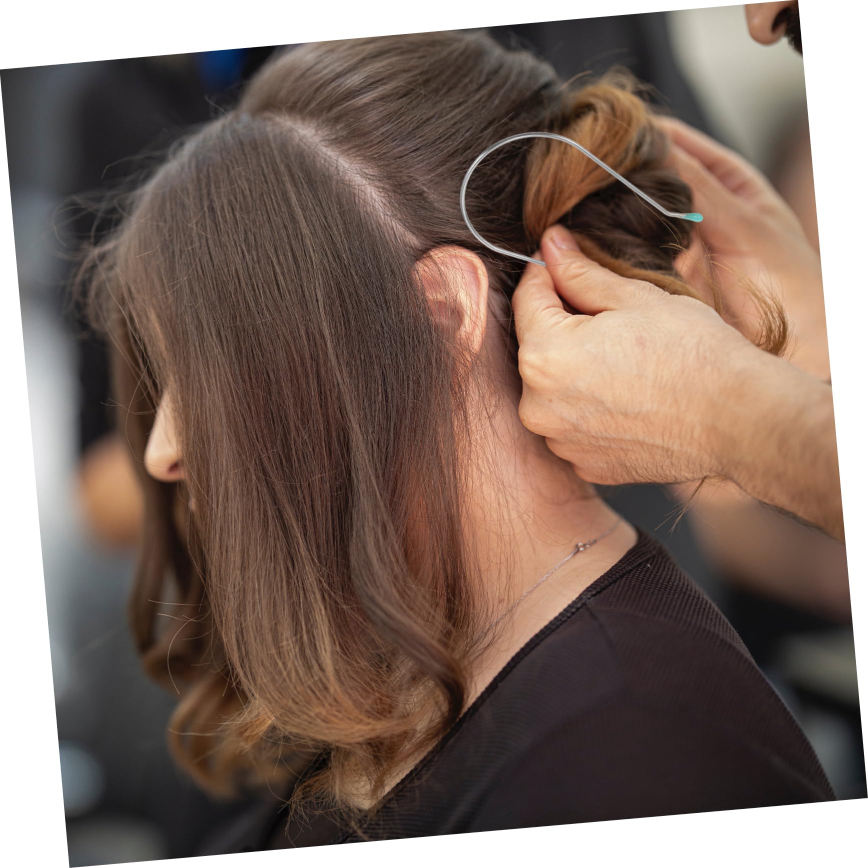 IWOWHERO Curling Iron Accessories Hot Roller Replacement Clips 8pcs Set U-shaped for Easy Perm