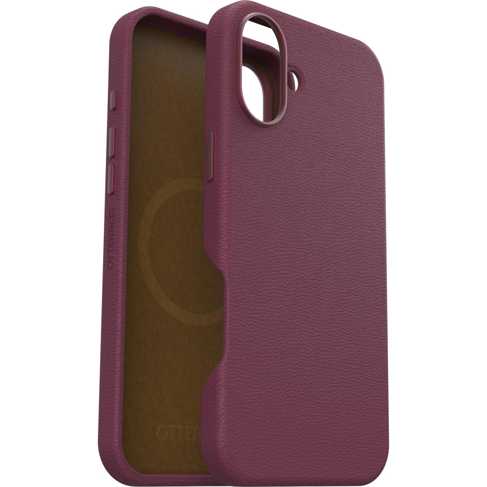 OtterBox Symmetry Series Cactus Leather MagSafe Case for iPhone 16 Plus, Shockproof, Drop proof, Protective Thin Case