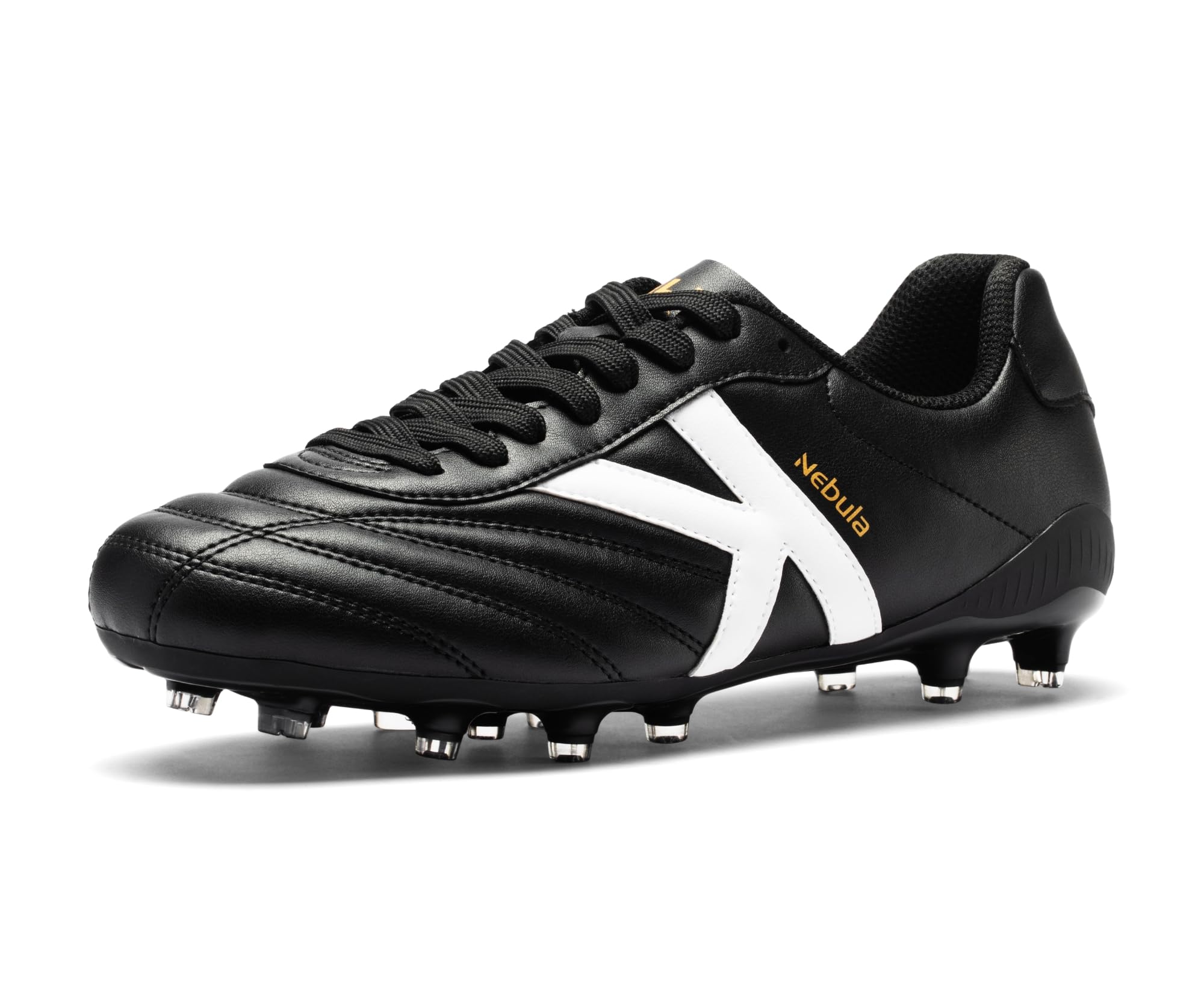 KELME Nebula - Tacos de fútbol para hombre, zapatos de suelo firme/artificial, para fútbol al aire libre, rugby, béisbol