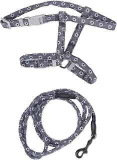 Cat Harness with Leash Set, Adjustable Size (M) | Soft edges, breathable mesh, prevents escape, suitable for cats 2.5-10kg