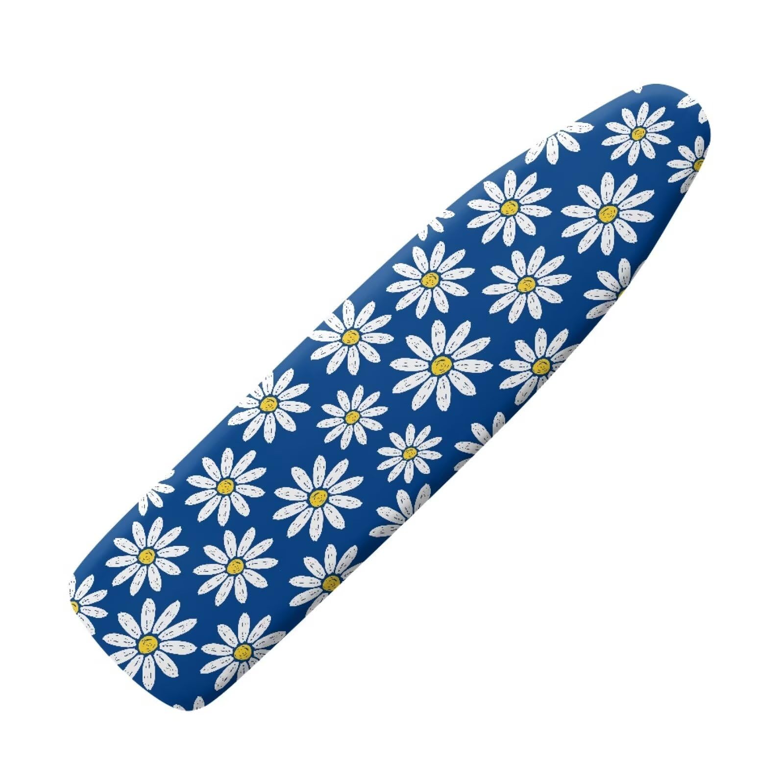 Urndoeng Ironing Board Covers,Standard Ironing Board Cover,Floral Ironing Board Cover,Daisy Ironing Board Cover,Daisy Print Blue Small