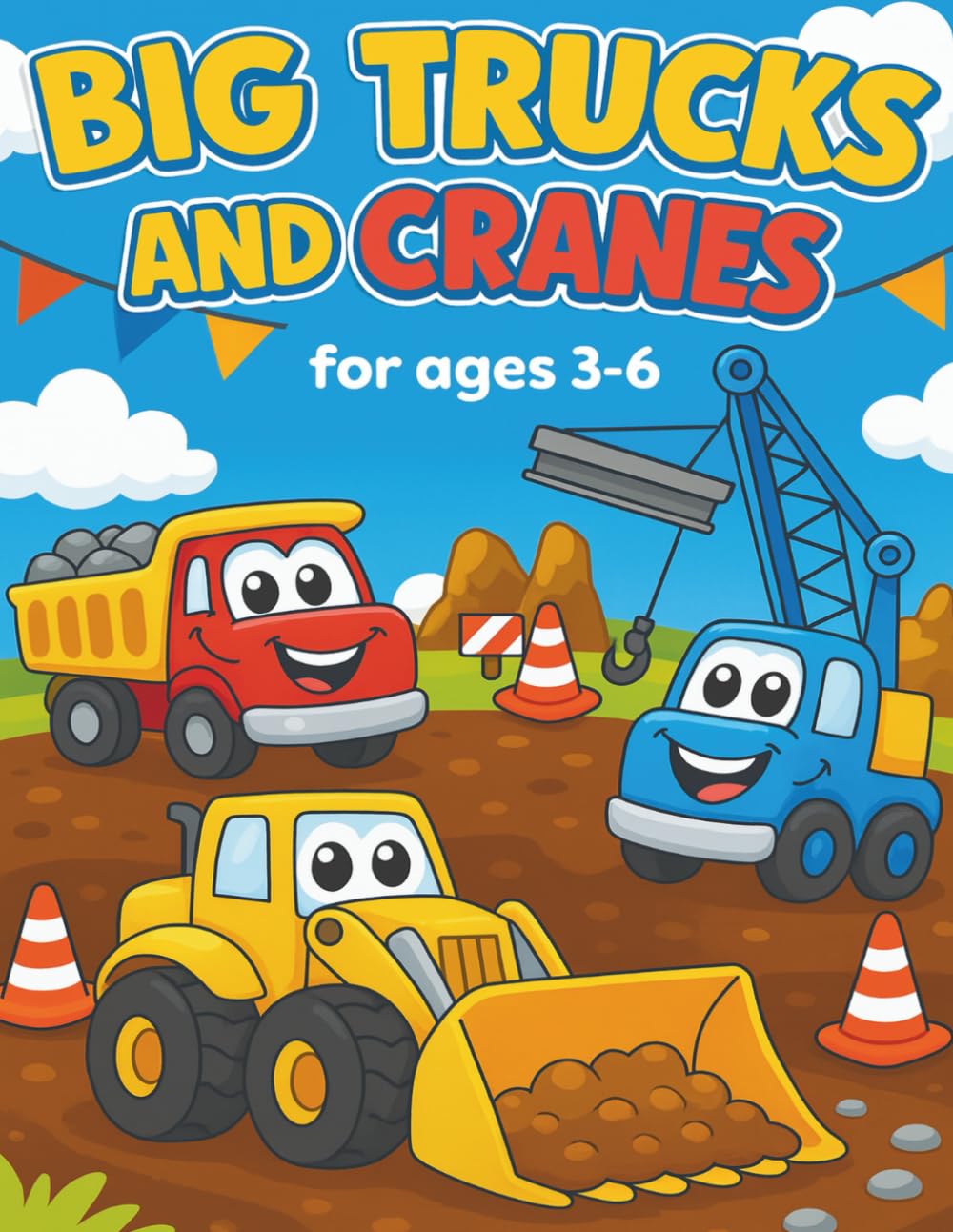 Big Trucks and Cranes: for Ages 3–6