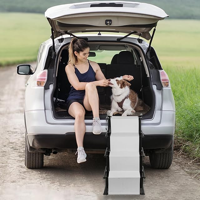 Foto 3 de 8 de Rampa para perros, escalera para perros, escalera para gatos, escalera para perros grandes y pequeños