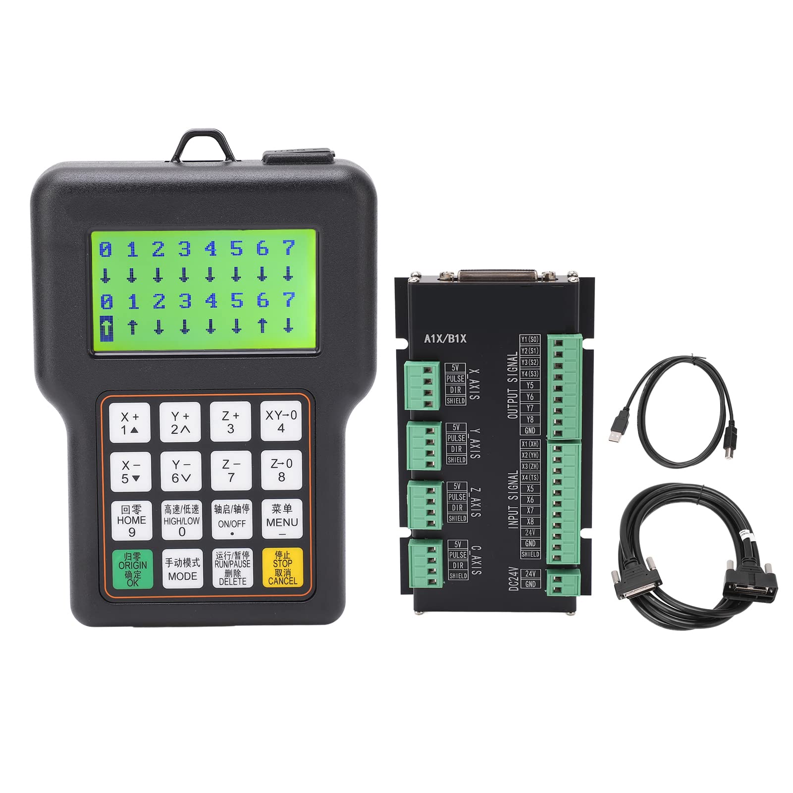 System Sterowania CNC, Zestaw Płytki Kontrolera Ruchu Osi Offline 24 V DC, Tryby Wysokiej Dokładności i Dużej Prędkości, Sterownik CNC do Sprzętu Przetwarzającego i Modernizacji Maszyn