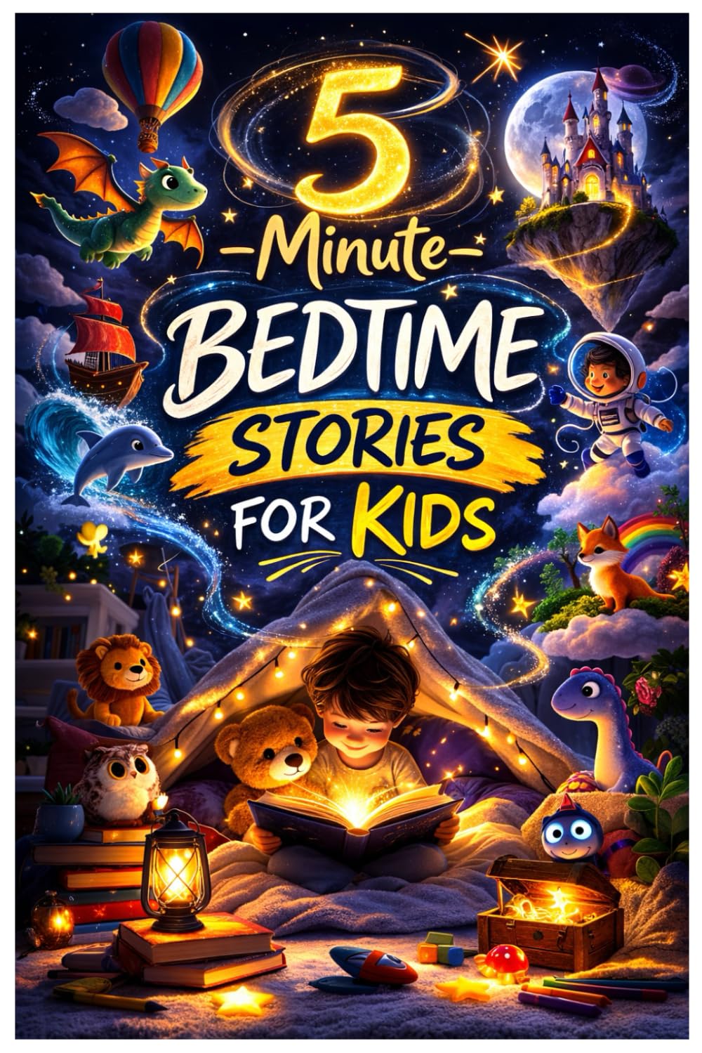 5-Minute Bedtime Stories for Kids: 30 Short and Heartwarming Stories for Kids to Spark Imagination, Kindness, and Sweet Dreams