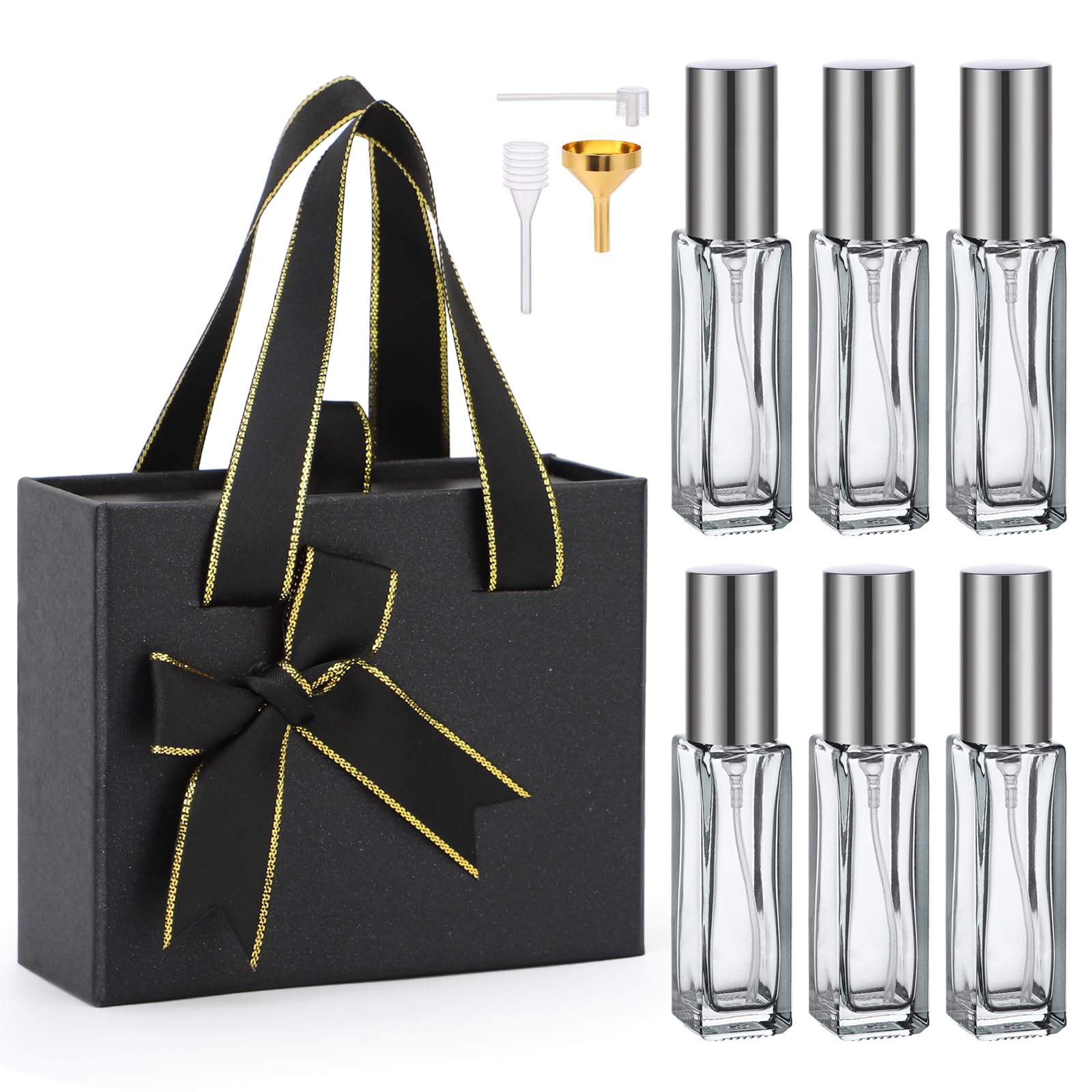 Flacons vaporisateurs de parfum en verre Segbeauty de 10 ml par 6 avec coffret