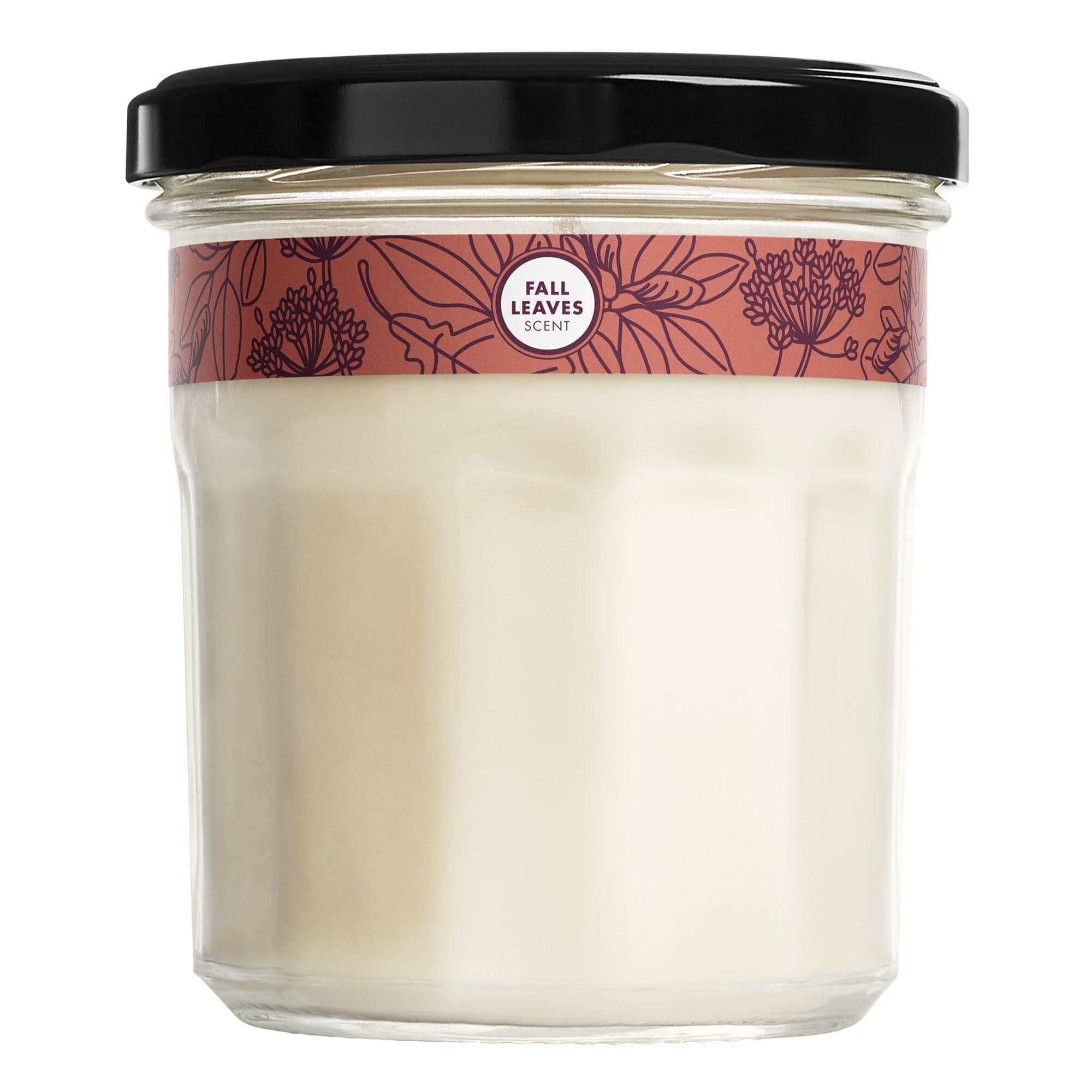 CLEAN DAY Scented Soy Candle, Large, Fall Leaves Scent, 7.2 oz