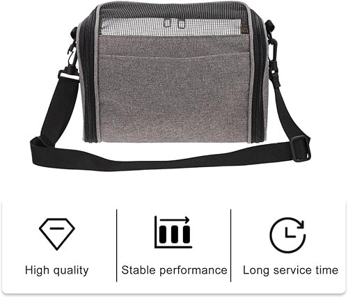 Miniatura 9 de Balacoo Bolsa transportadora de pájaros, mochila de viaje transpirable para mascotas, bolsa de viaje de cacatúa loro para tortolitos, conures,
