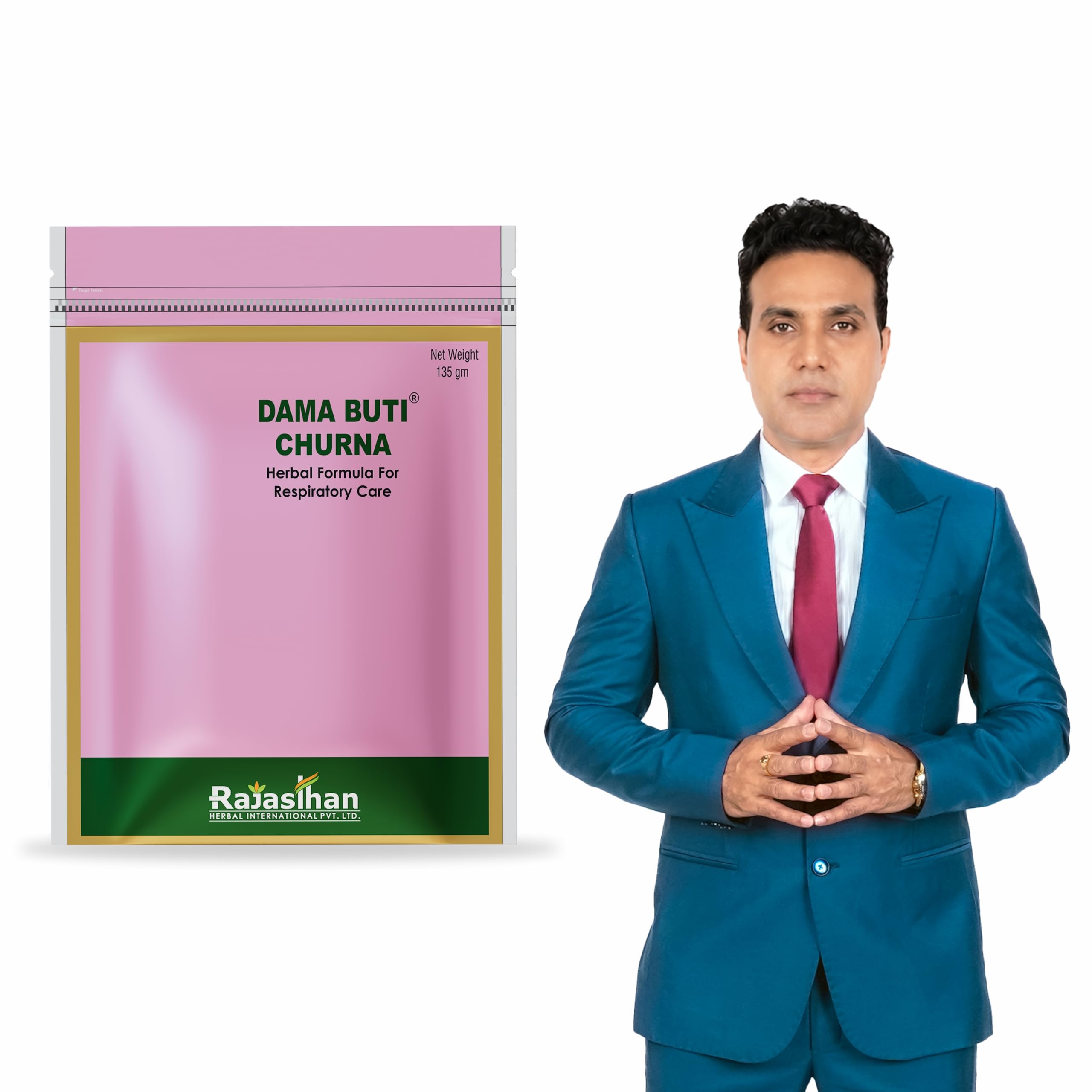 RAJASTHAN AUSHDHALAYA DAMA BUTI Churna Useful In Asthma, COPD (Chronic Obstructive Pulmonary Disorder), allergic cough, chronic bronchitis and frequent - Pack 1 (135gm)-image-44