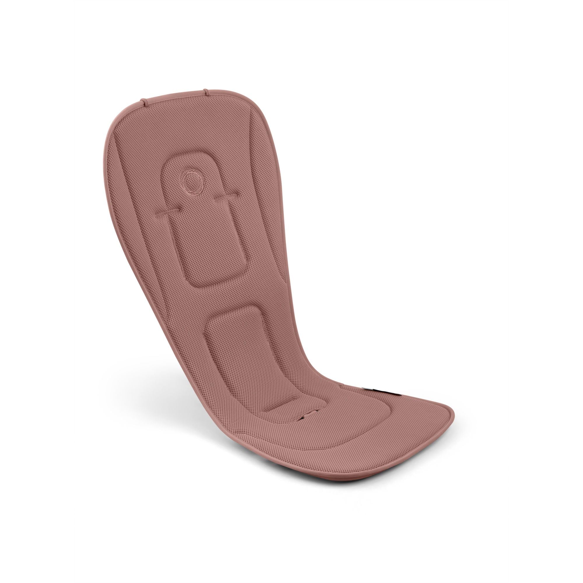 Bugaboo Coussin Confort réversible pour poussettes, Confort en Toute Saison, Ajustement amélioré, Compatible avec Toutes Les poussettes, réversible, Maille 3D Super Douce, Dusty Pink