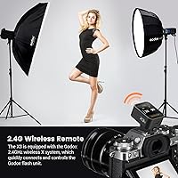 Vista 7 de Godox Disparador de flash inalámbrico X3O X3-O TTL para cámara Olympus Panasonic, transmisor de flash inalámbrico de pantalla táctil de 2.4G