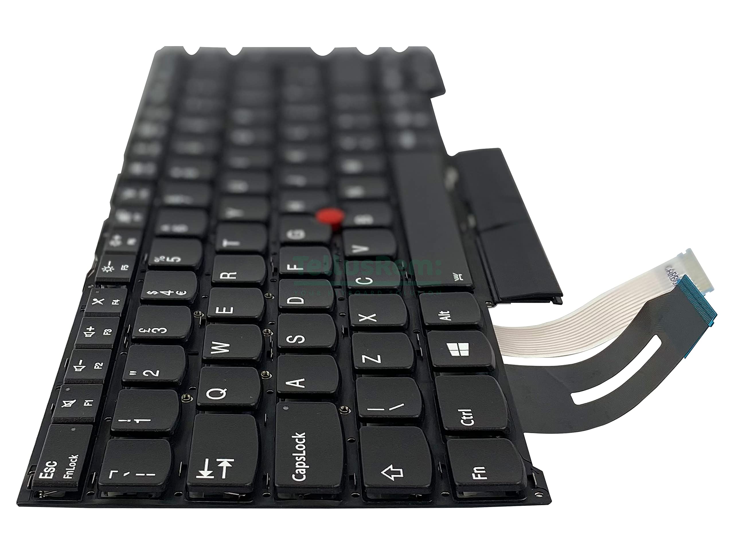 TellusRem replacement UK backlit keyboard for Lenovo Thinkpad T490s T495s