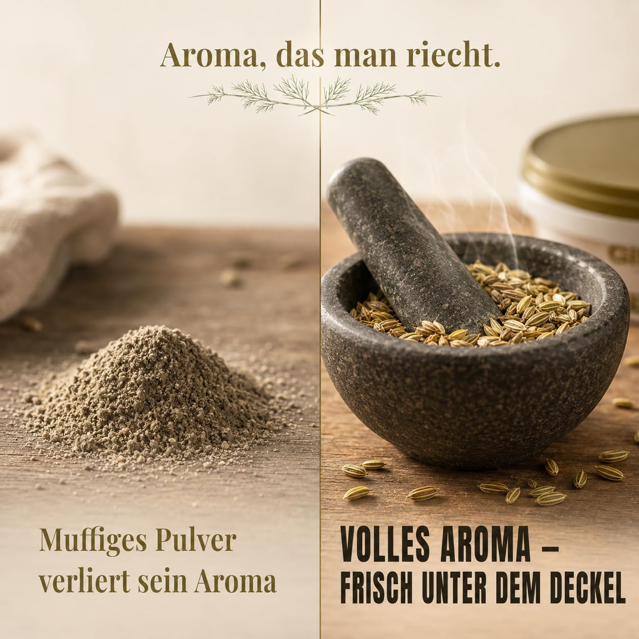 GiDeli Fenchelsamen Ganz aus Ägypten 10kg im Eimer - 100% Naturrein & ohne Zusatzstoffe - Premium Fenchelsaat für Fencheltee, Kräutertee & Brotgewürz - Mediterrane Würze mit Anisnote