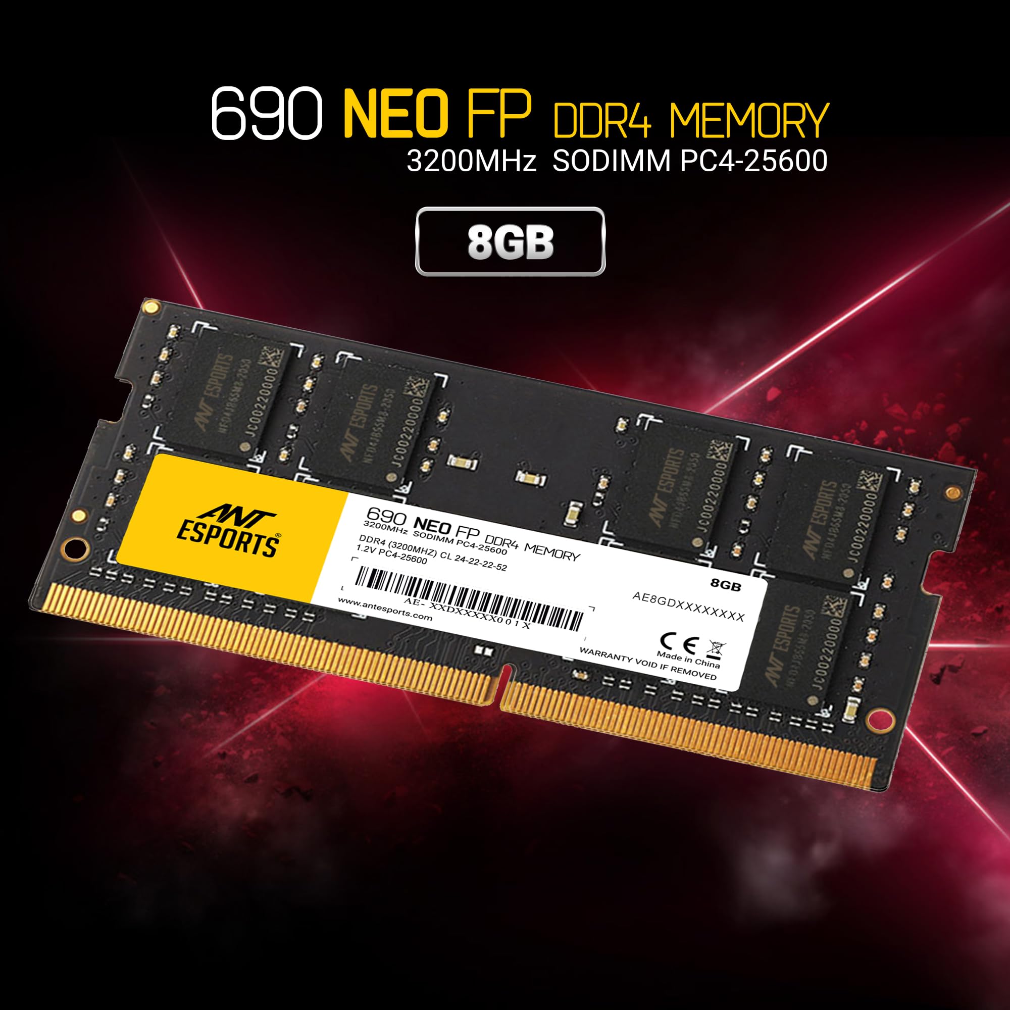 Amazon.in: Buy Ant Esports 690 NEO FP 8GB (1 * 8GB) DDR4 3200 MHz