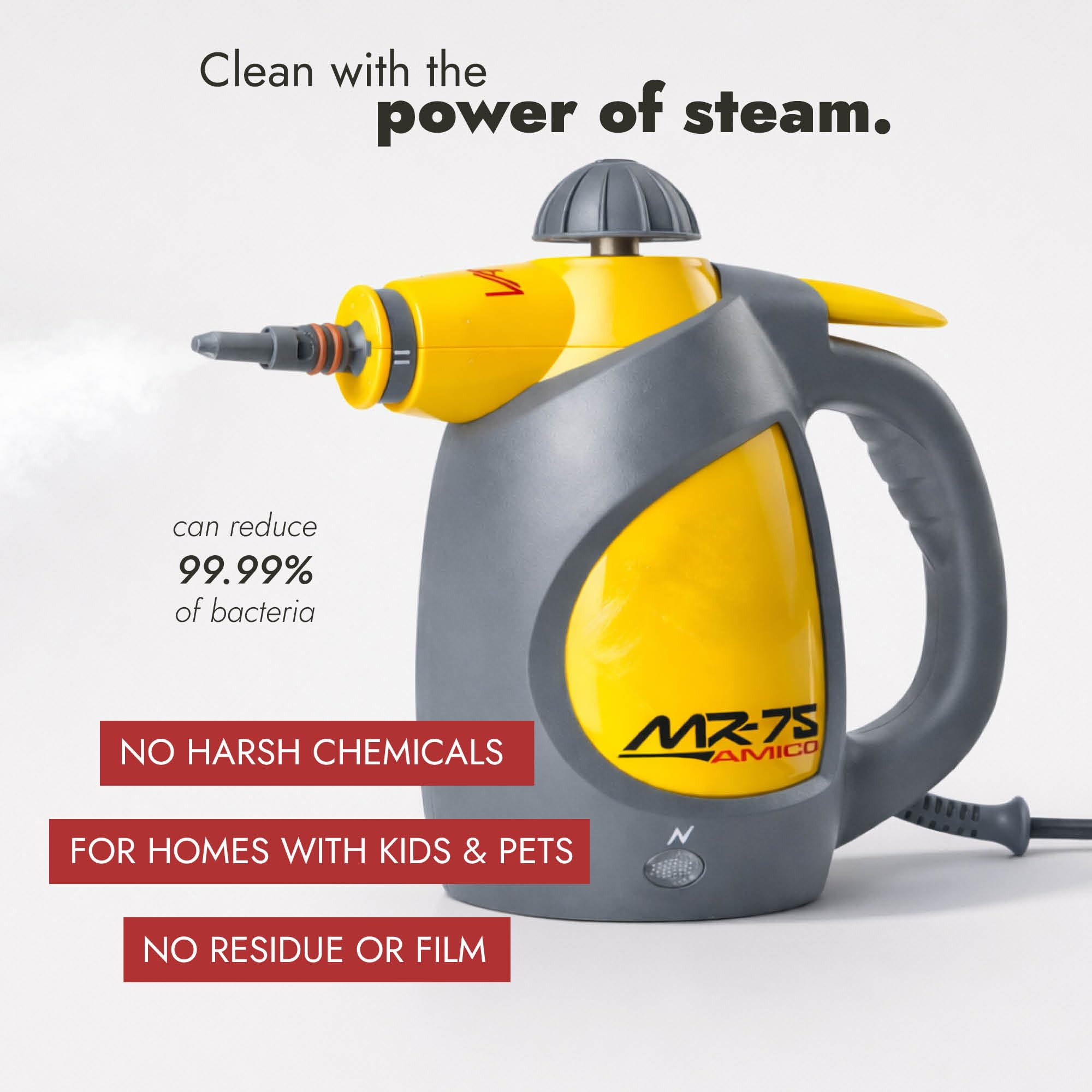 STEAMER STEMO スプレー美容液 Amazon.com - Vapamore MR-75 Amico Handheld Steam Cleaner for Bed