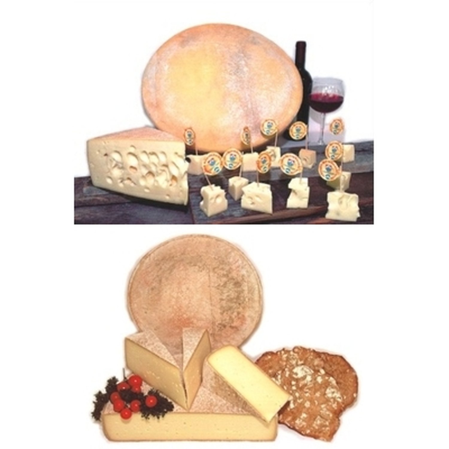 Set Sextner Käse ca. 2 x 1 kg. - Almkäse+Bergkäse Sexten