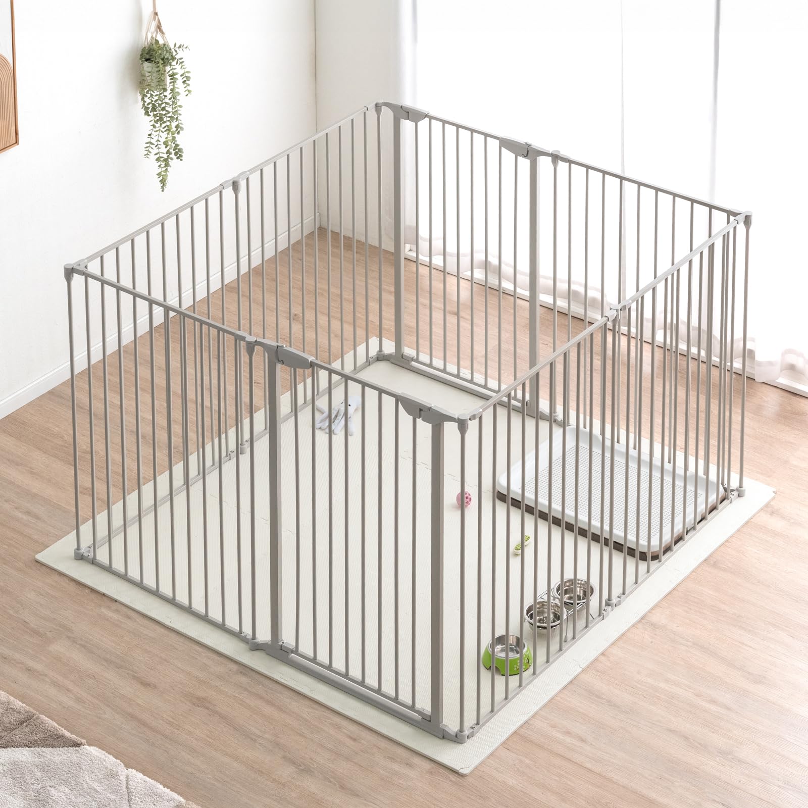 Amazon | タンスのゲン ペットサークル 8枚セット 高さ100cm バリア