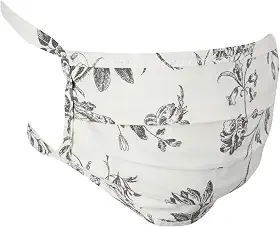 Kit 02 Máscaras 100% Algodão Pregas Extensíveis com Alças de Amarração Estampas Sortidas Coteminas 2 Peças Santista - Tamanho Único - Diversos