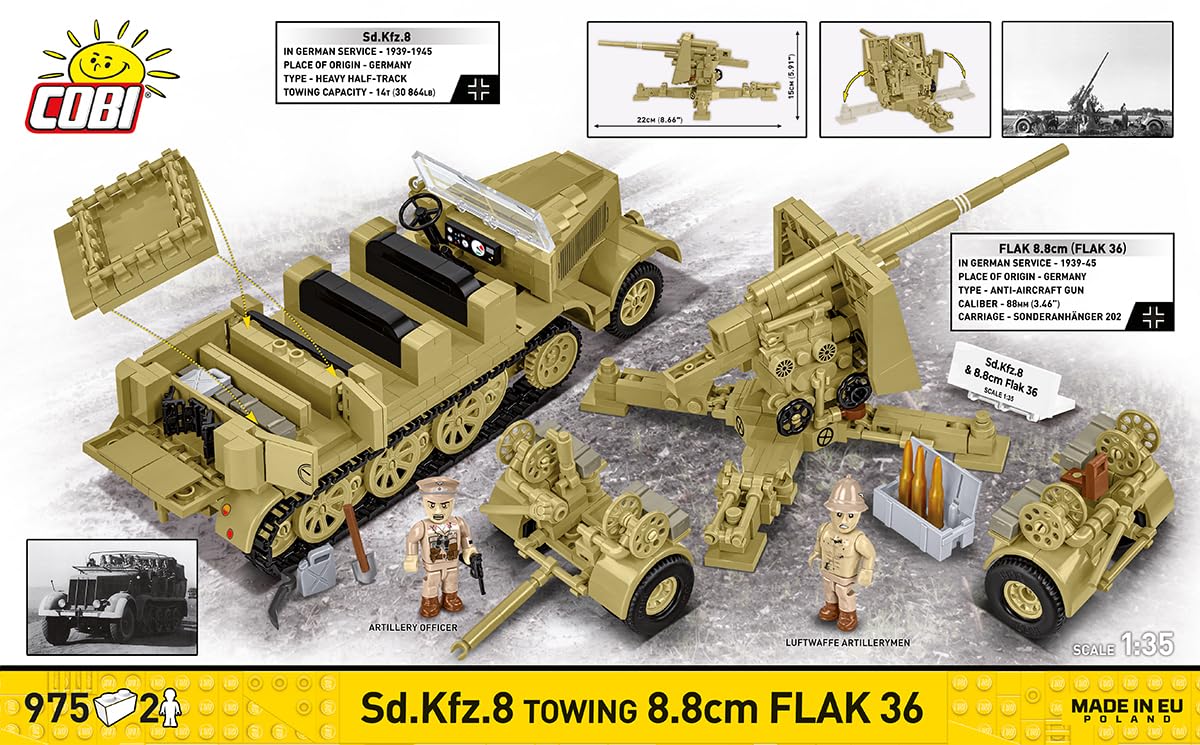 SD.Kfz.8 & 8.8 cm Flak 36 (DAK)