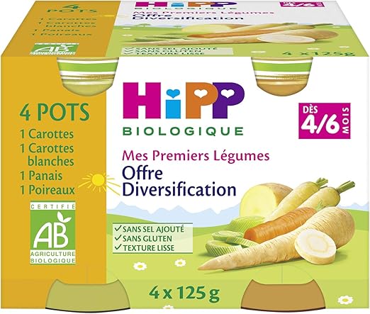 Hipp Biologique Mes Premiers Legumes Carottes Blanches Carottes Panais Poireaux Des 4 6 Mois 4 Pots De 125 G Amazon Fr Epicerie Hipp Biologique Mes Premiers Legumes Carottes Blanches Carottes Panais Poireaux Des 4 6 Mois 4 Pots De 125 G Amazon Fr Epicerie