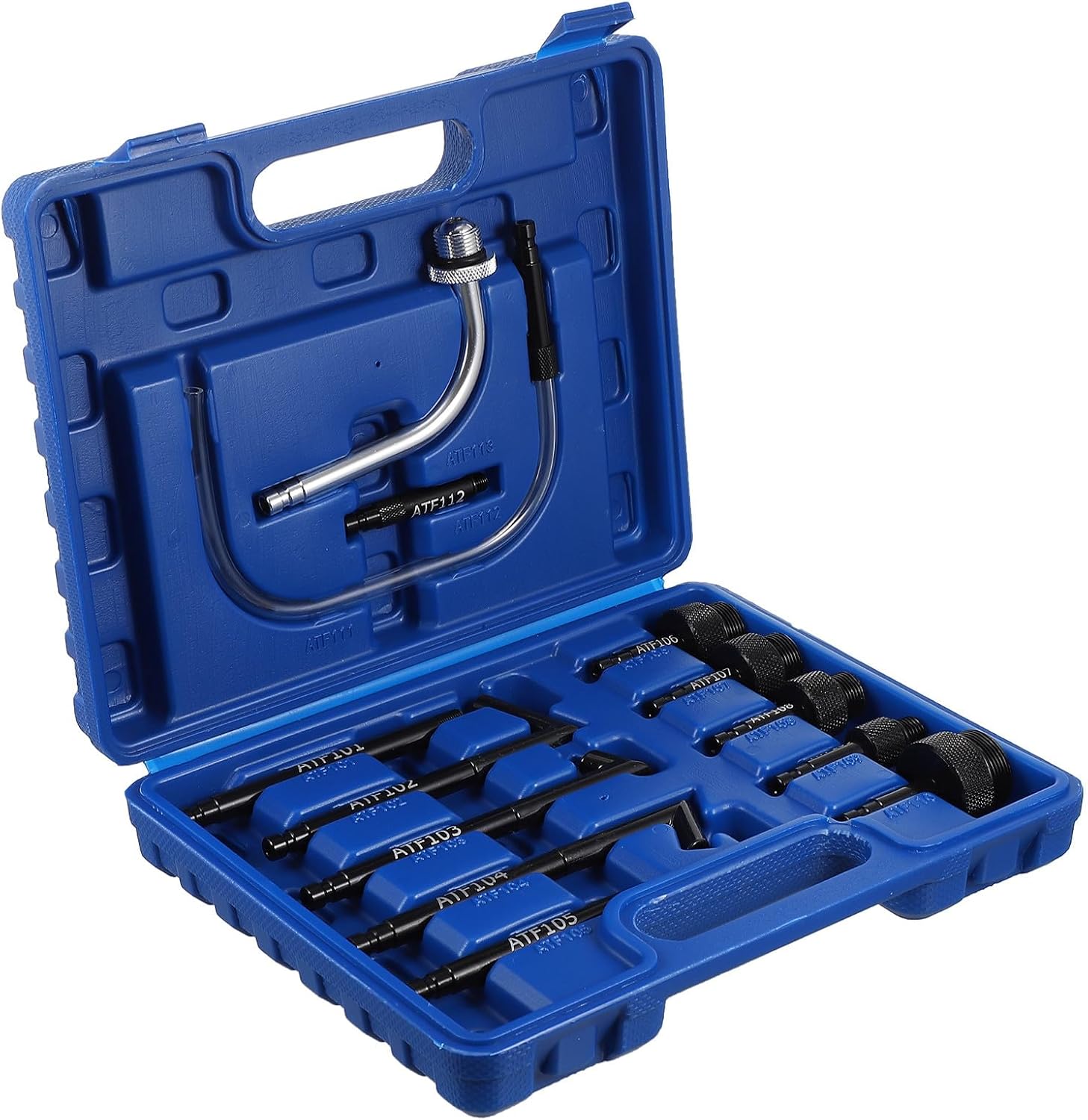 Cabilock Steel Transmission Fluid Adapter and Oil Refill Connector Tool Kit for Automatic Transmission Fluid Change, Metal Oil Fill Adapter Compatible with Automotive Repair and Maintenance