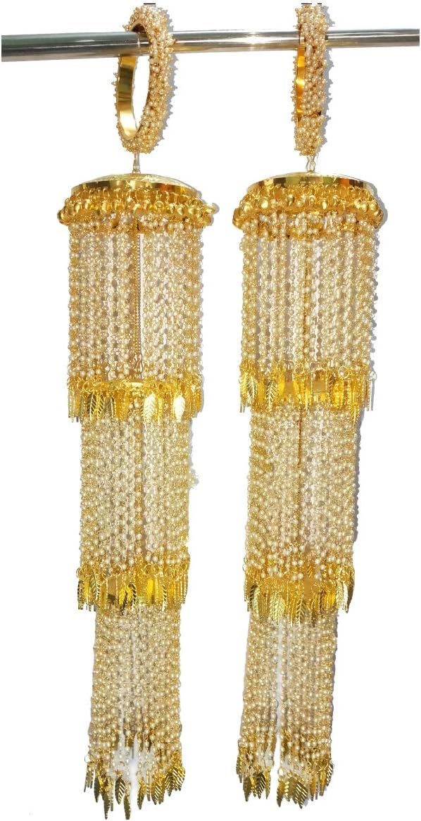 RKM COLLECTIONS Kalire 3 LAYERED PEARL KALIRE Attached with pearl bangles (bangles size) (2.8)