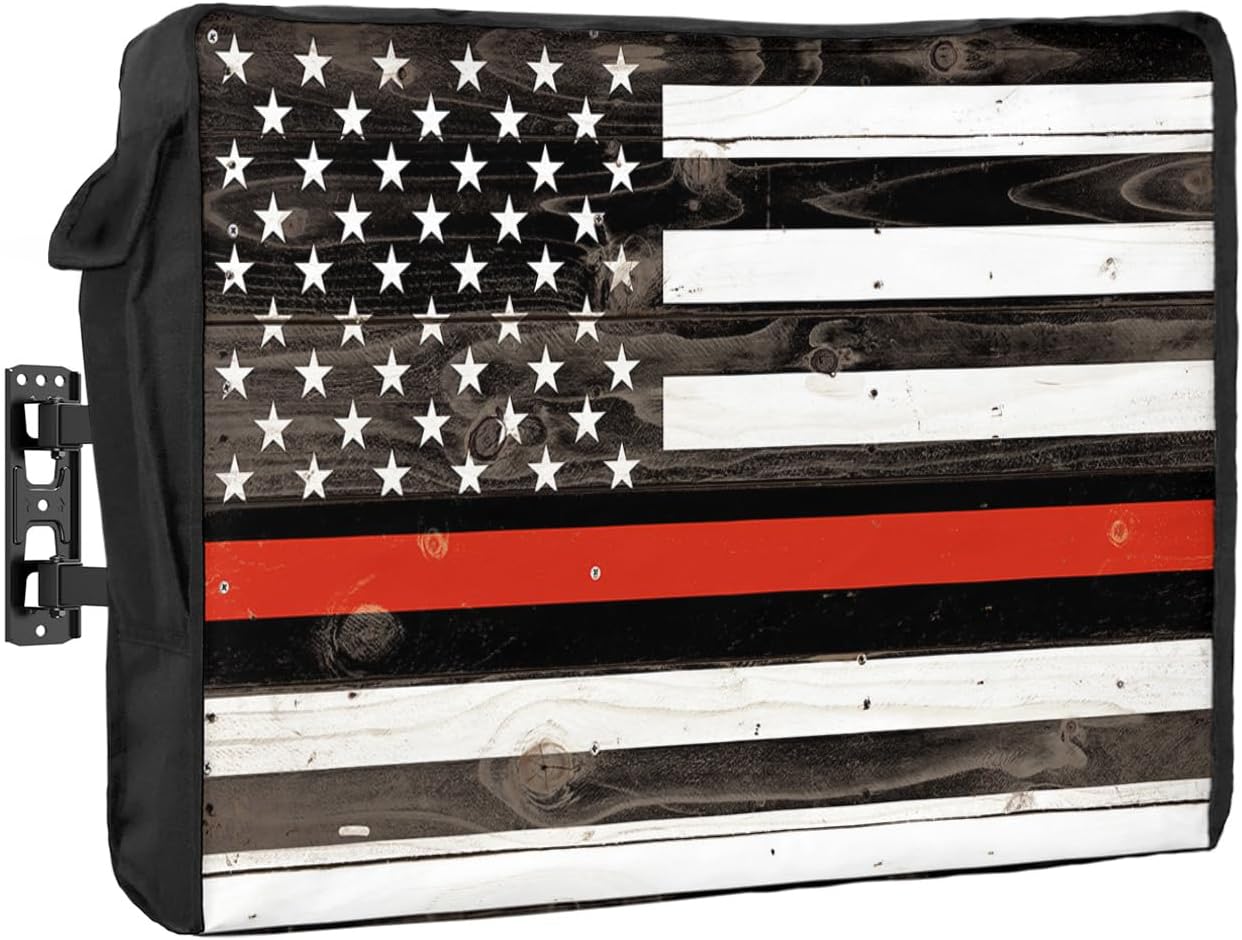 Outdoor TV Cover 50 Inch Waterproof Weatherproof Rustic