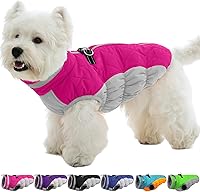 Vista 20 de Chaqueta de invierno para perro, acogedora y reflectante, impermeable, resistente al viento, cálida prenda para mascotas, cómoda ropa de forro polar