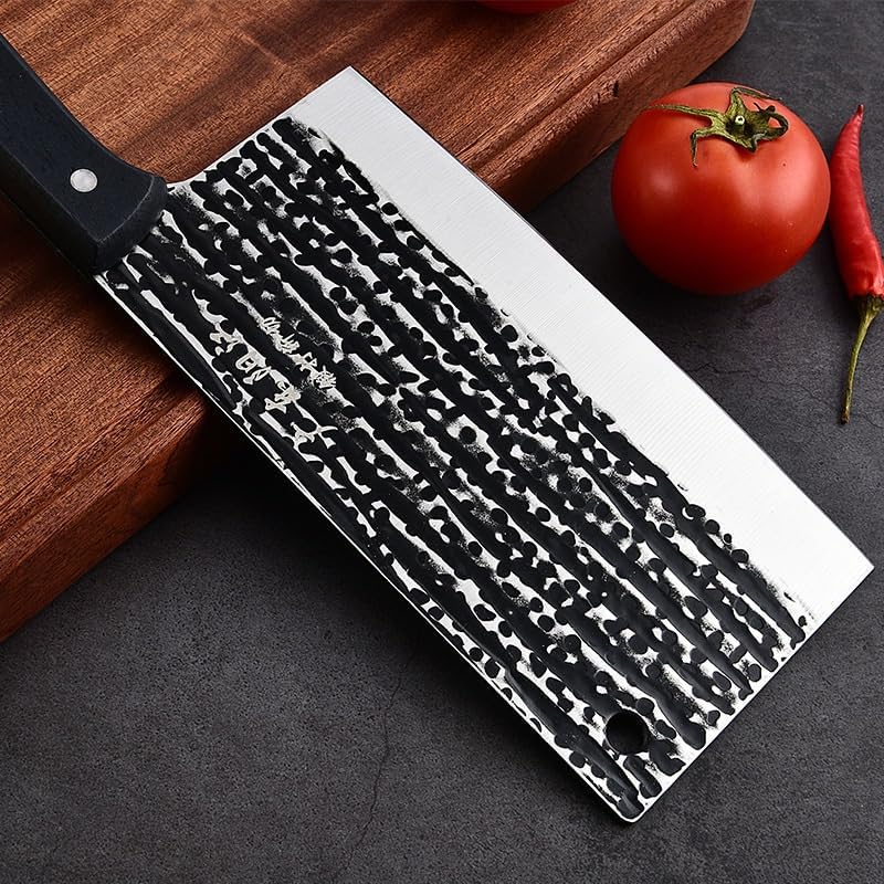 Meat Cleaver,Cleaver Knife Professional Kitchen Cleaver Knife Chinese Cleaver Chopping Chicken Slicing Meat Vegetable Restaurant Hotel Kitchen Knife, LAMAJIGA5844