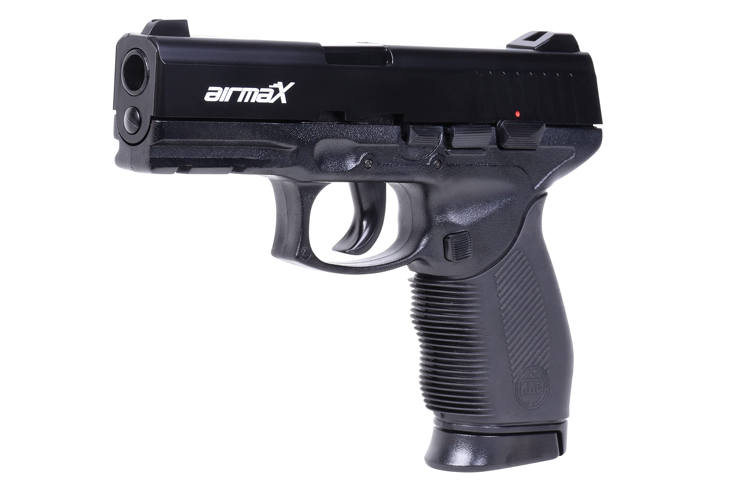 airmaX Taurus PT24/7 Softair Pistole Kaliber 6mm BB Federdruck Airsoft freie Waffe ab 14 Jahre Energie <0,5 Joule starke Luftpistole Air Soft schießen Gun Erbsenpistole Softairwaffe Visierung