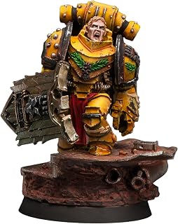 Alexis Polux 405th Captain of the Imperial Fists Imperial Fists Loyalist Legiones Astartes Horus Heresy Painted Miniature Wargaming Figure | Art Painting Level