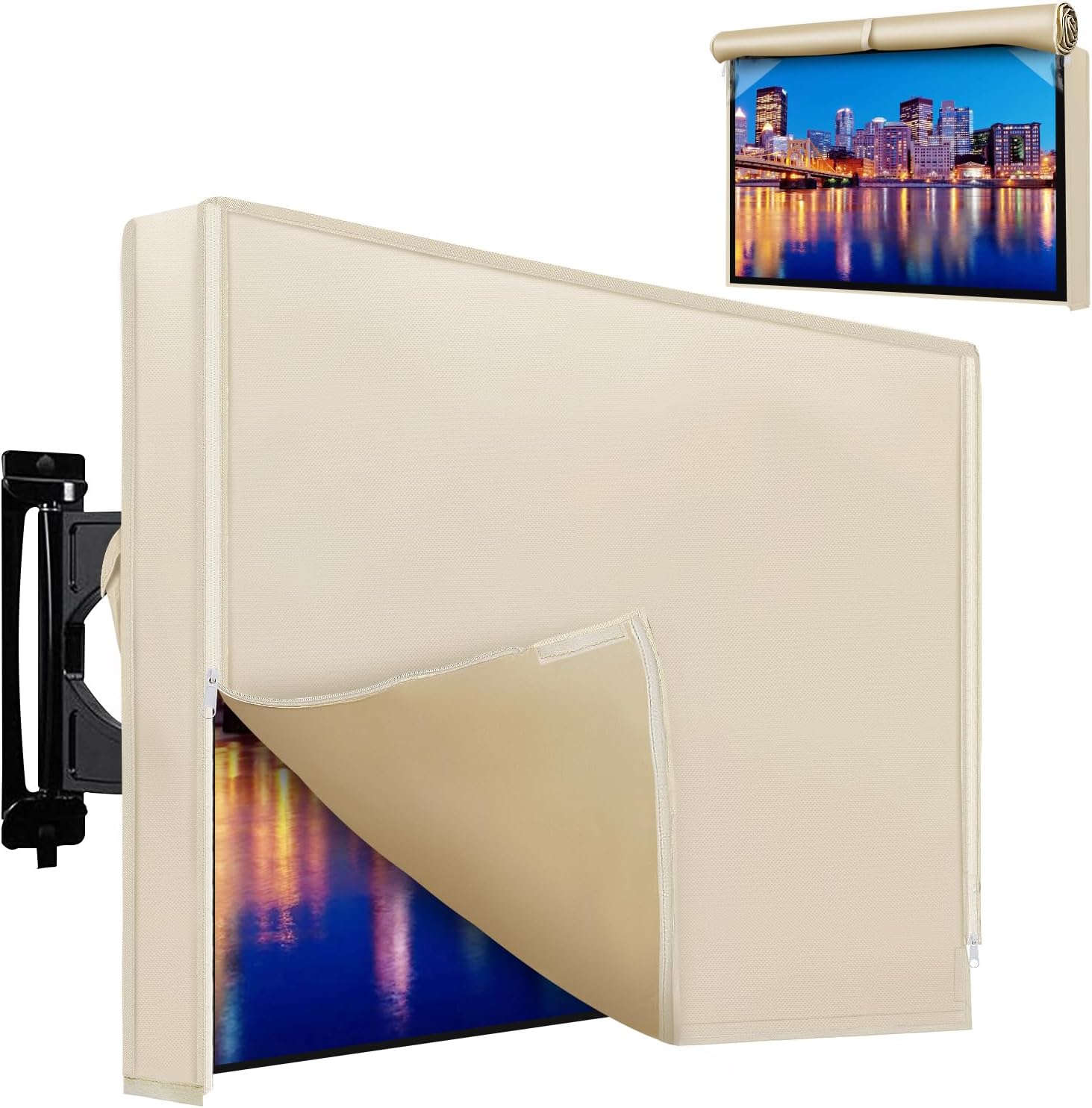 Outdoor TV Cover 30 to 32 Inch Weatherproof, Waterproof Outside TV Covers Heavy Duty