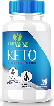 Balanced Slim Capsules, Keto ACV All-Natural Weight Loss Supplement, Advanced 800MG Formula Blend, Premium Pills to Support Active Lifestyle, Slim Balance Pastillas Reviews 60 Capsules